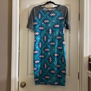 LuLaRoe Julia dress SMALL NWT